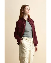 Furniq Uk Women's Suede Jacket