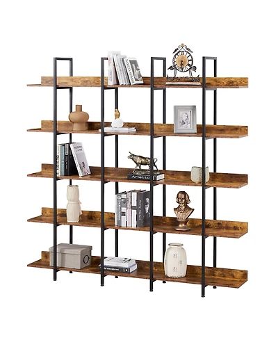 Rainsken 5 Tier Open Bookcase