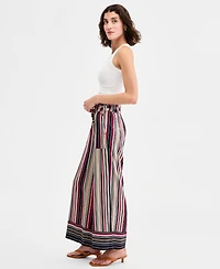 Nautica Women's Striped Pull-On Pants