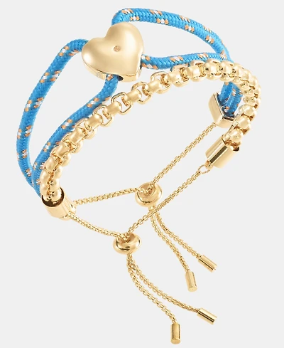 On 34th 2-Pc. Set Slider Bracelets, Macy's Exclusive