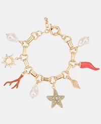 On 34th Mixed Stone Charm Bracelet, Macy's Exclusive