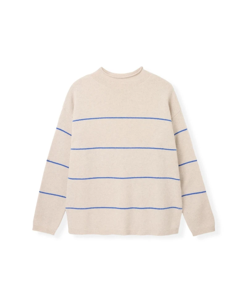 Celtic & Co. Women's Split Hem Slouch Funnel Neck Jumper