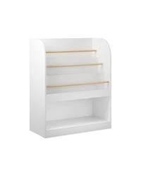 Rainsken Wooden Book Display & Toy Organizer