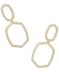 Kendra Scott Cubic Zirconia Open Daphne Pave Open Frame Drop Earrings