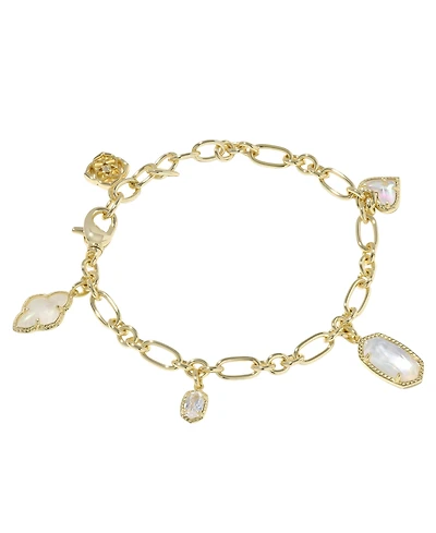 Kendra Scott Multi-Stone & Imitation Pearls Icon Charm Bracelet