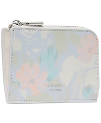 kate spade new york Mini Zip Leather Card Case Wallet