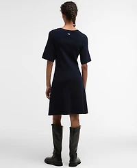 Barbour Women's Camille Knitted Short-Sleeve Dress