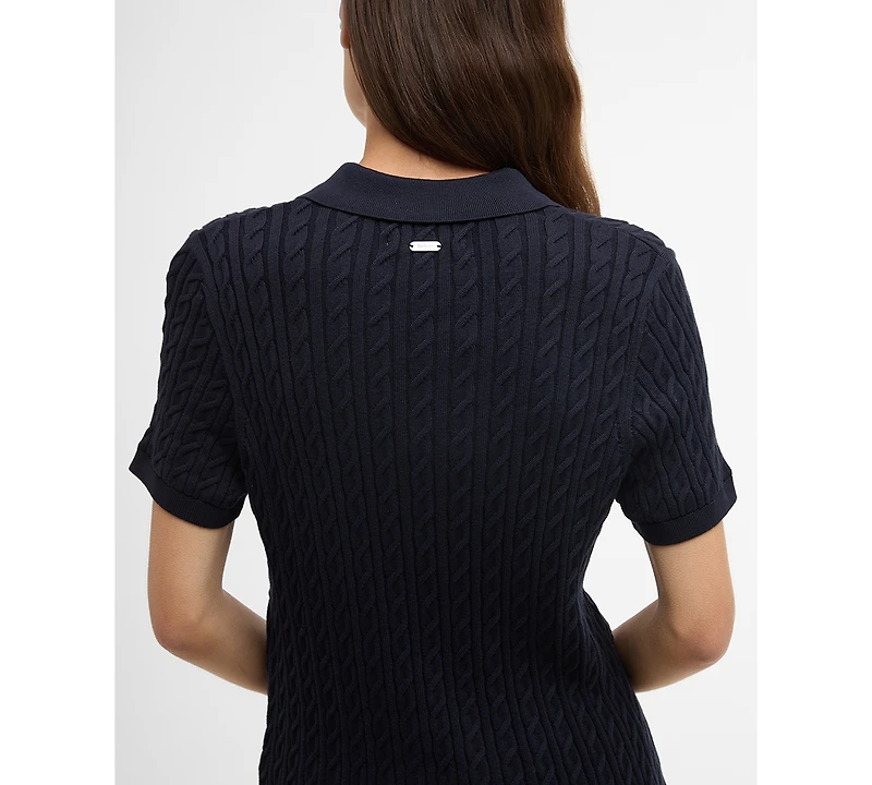 Barbour Women's Hartland Knitted Polo Jumper