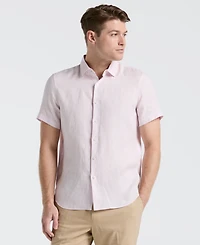 Perry Ellis Men's Solid Linen Shirt
