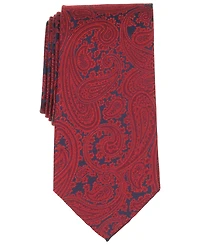 B by Brooks Brothers Men's Classic Satin Paisley Tie