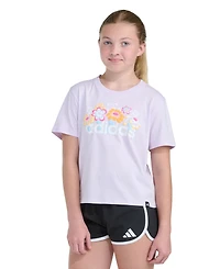 adidas Girls' 8-16 Short-Sleeve Graphic T-Shirt