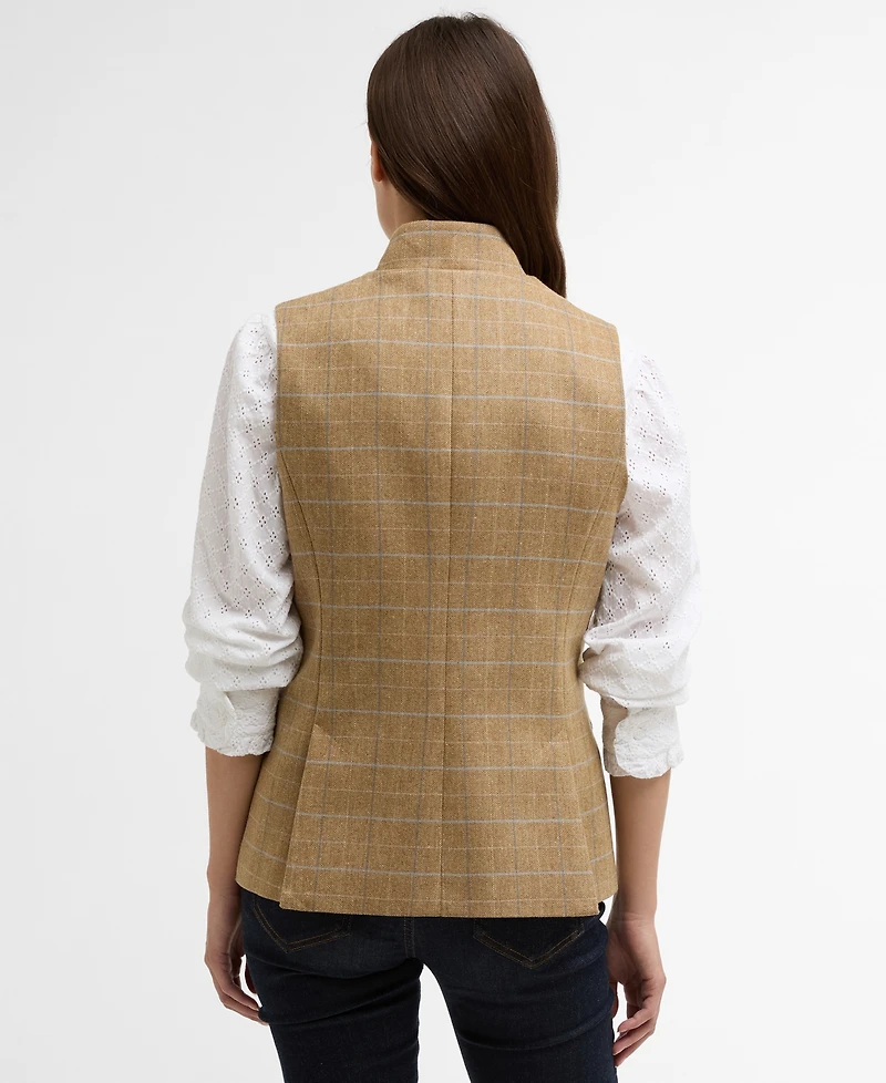 Barbour Women's Sleeveless Petunia Tailored Gilet Blazer
