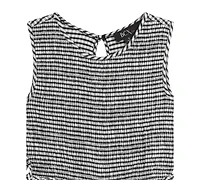Bcx Girls' 7-16 Sleeveless Smocked Bodice Jumpsuit