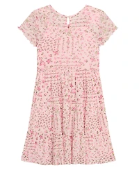 Bcx Girls' 7-16 Long-Sleeve Trucker Jacket and Dress, 2-Piece Set