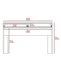 Depot E-shop Acanto 2 Drawer Writing Computer Desk