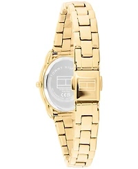 Tommy Hilfiger Women's Quartz Gold Tone Stainless Steel Bracelet Watch, 21.5mm