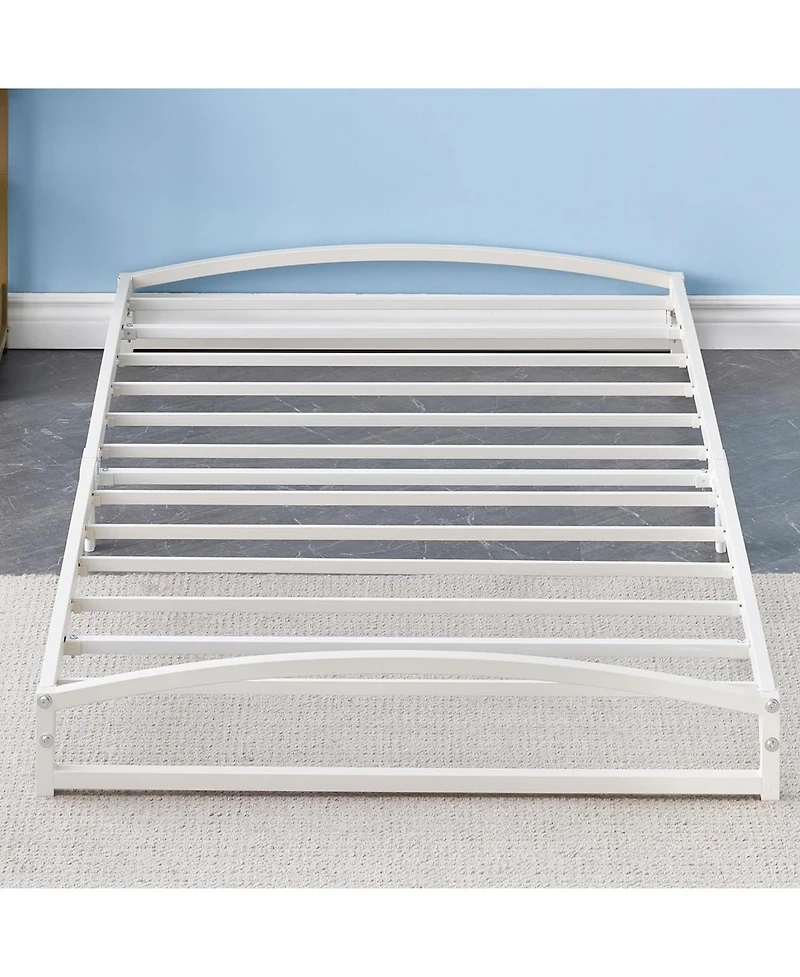 gaomon Metal Platform Bed Frame Low Profile Arch Design Steel Slat Support Noise-Free No Box Spring