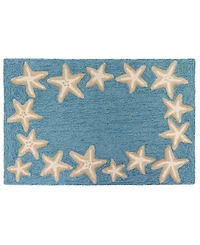 Liora Manne' Capri Starfish Border 1'8"x2'6" Area Rug