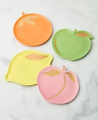 kate spade new york Tutti Fruity Tidbit Plates, Set of 4