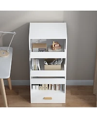 Rainsken 4 Tier Bookshelf