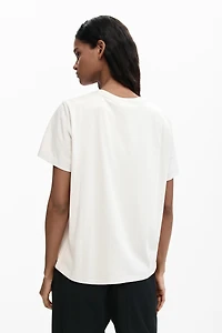 Desigual Women's Printed face t-shirt