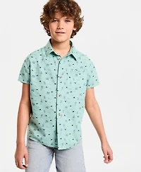 Epic Threads Boys' Xs-xl Beach Shirt, Macy's Exclusive