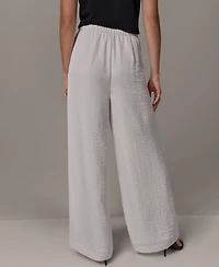 Donna Karan New York Women's Wide-Leg Pull-On Pleated Pants