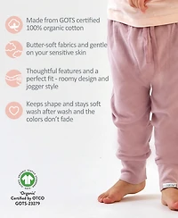 butterblu Baby Boys' or Girls' Drawstring Jogger Pants, 4-Pack