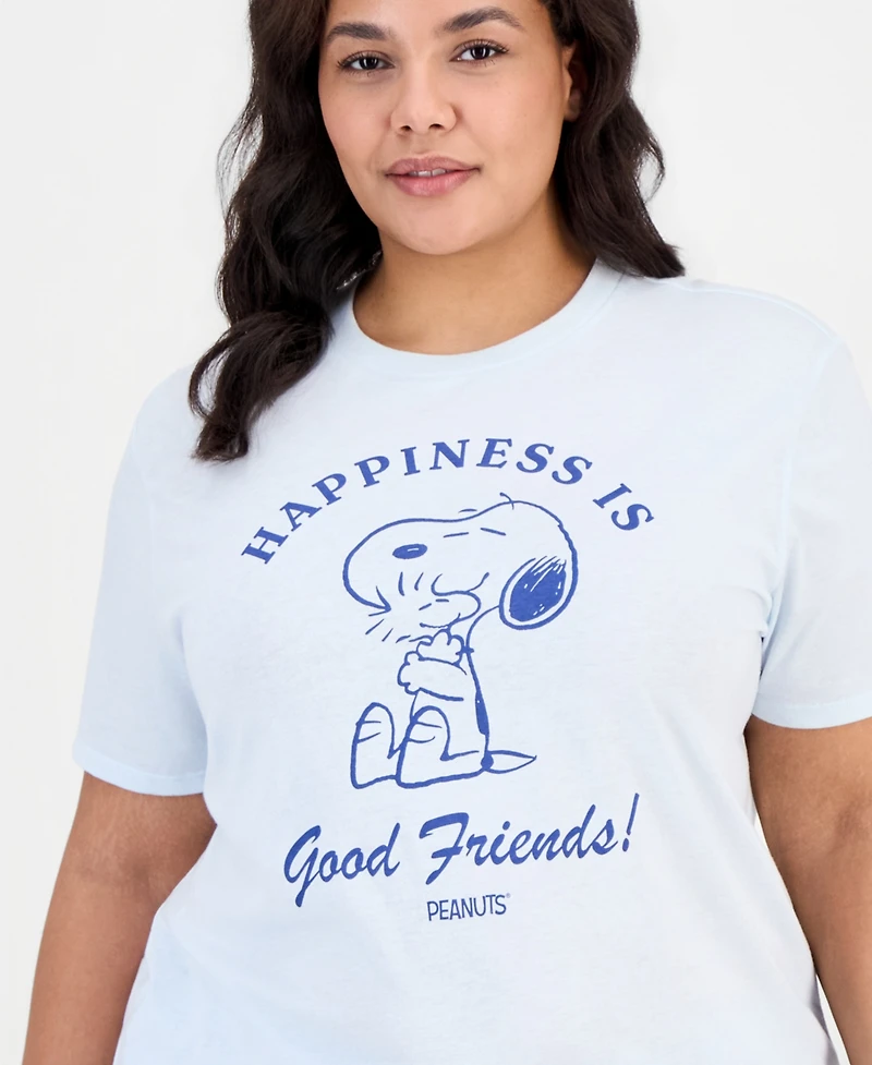 Disney Trendy Plus Snoopy Good Friends Crewneck Tee