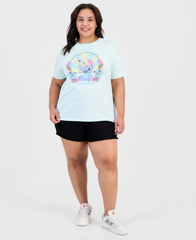 Disney Trendy Plus Good Times Stitch Crewneck Tee