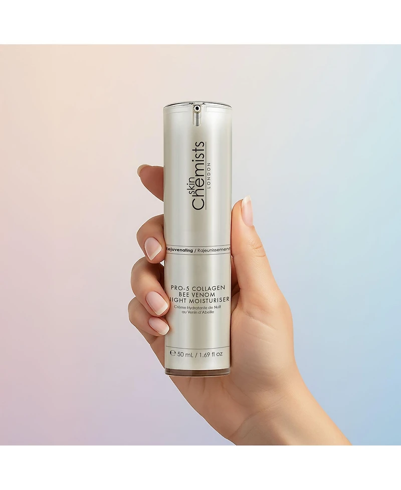 skinChemists Anti-Aging Pro-5 Collagen Bee Venom Night Moisturizer 50ml