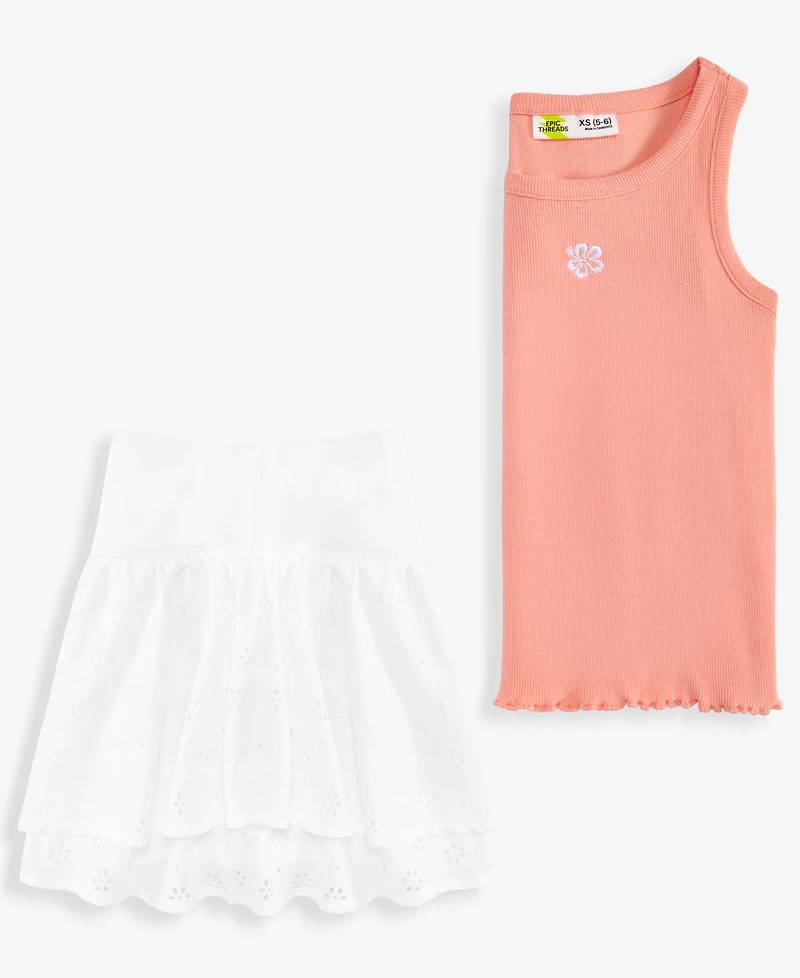 Epic Threads Girls' 5-20 Ribbed Tank Top, Macy's Exclusive