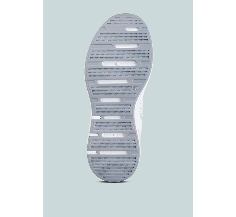 synthia contrasting chunky sneakers