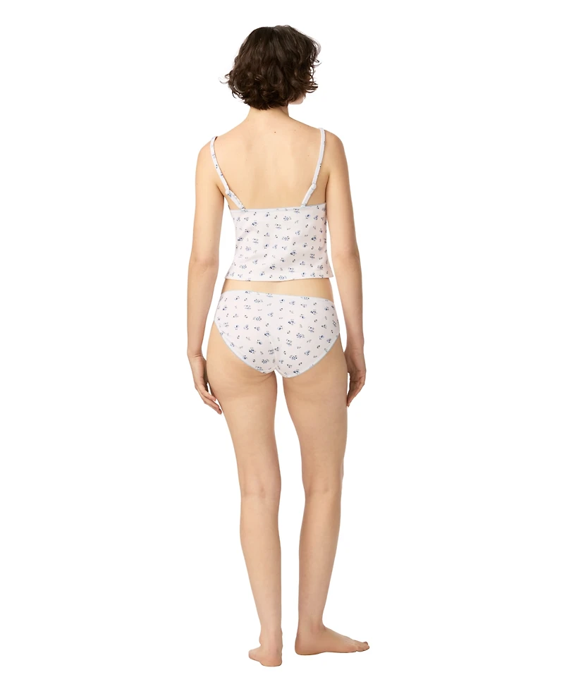 Gap Women's Printed Camisole Bikini Top and Bottom, 2-Piece Set