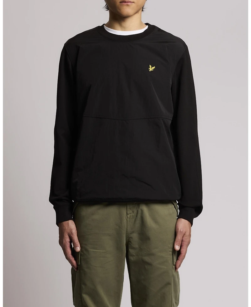 Lyle & Scott Men's Half Raglan Hybrid Long Sweatshirt
