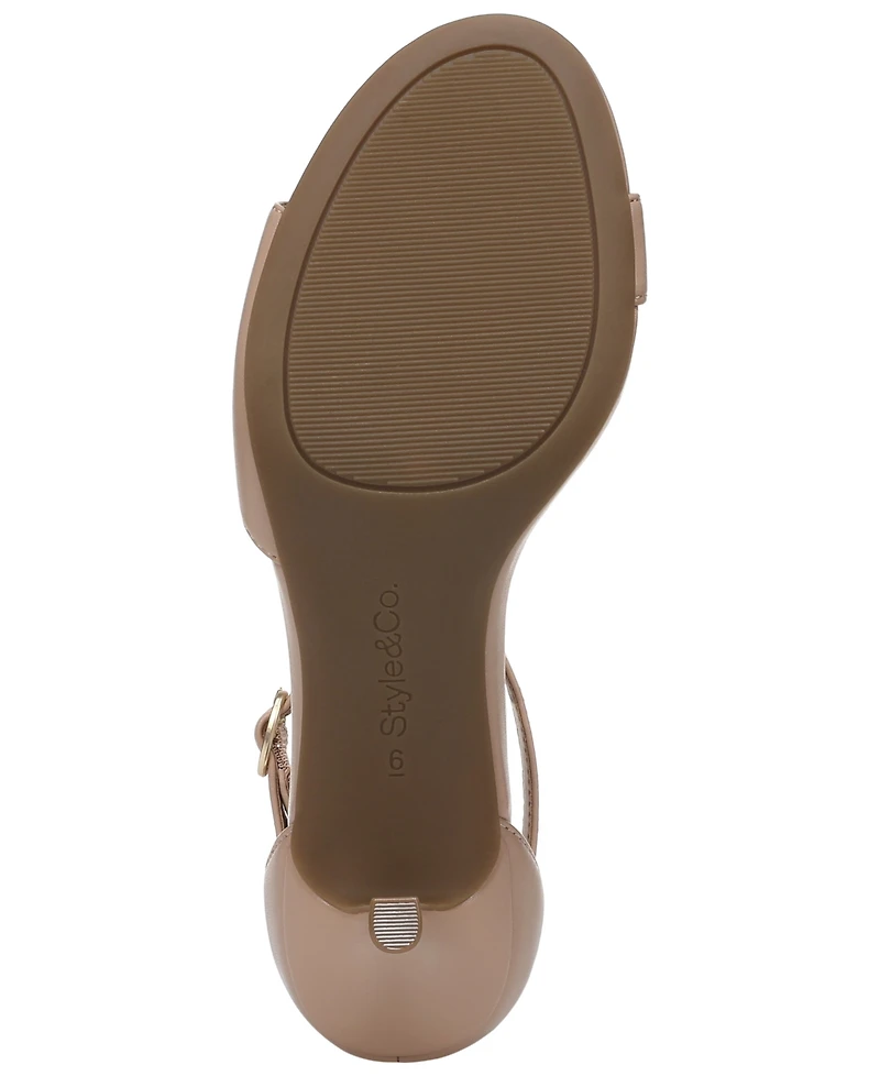 Style & Co Women's Petrinaa Asymmetrical Round Toe Dress Sandals, Macy's Exclusive