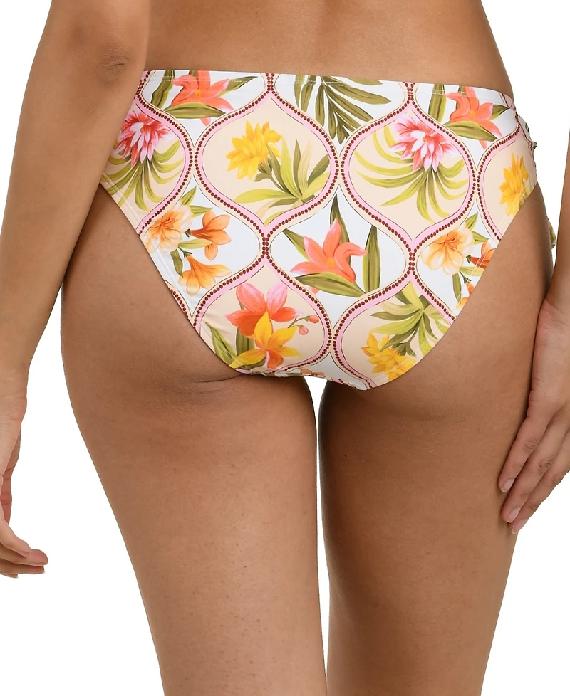 La Blanca Women's Palm Nouveau Moderate Coverage Hipster Swim Bottoms