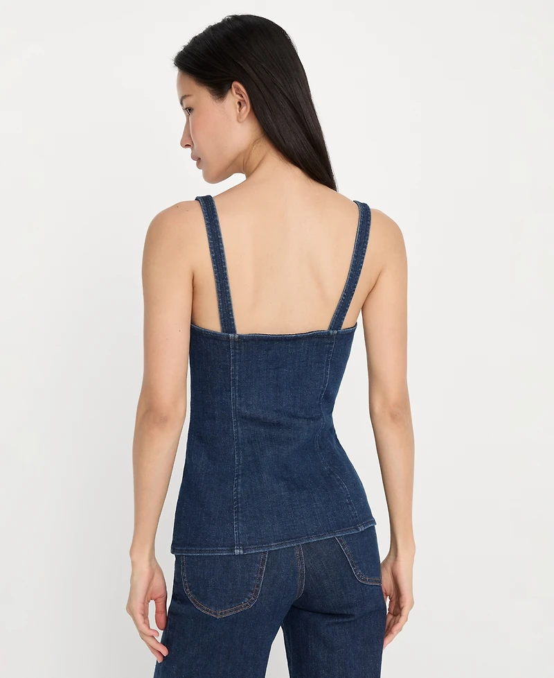 Good American Women's Sleeveless Top, Regular & Plus