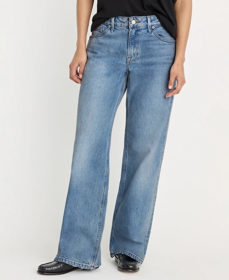 Good American Women's Vintage Low-Rise Jeans