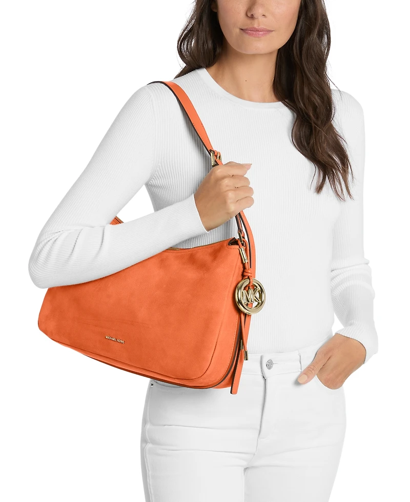 Michael Kors Nolita Medium Nubuck Convertible Shoulder Bag