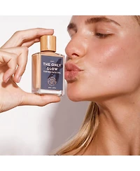 The Organic Skin Co. Only Glow Tinted (light) Face Oil, Organic Skincare Bronzer, Tinted Hydrating Moisturizer, Light Bronzer, 1 fl oz