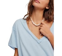 Free People Women's Nina V-Neck T-Shirt