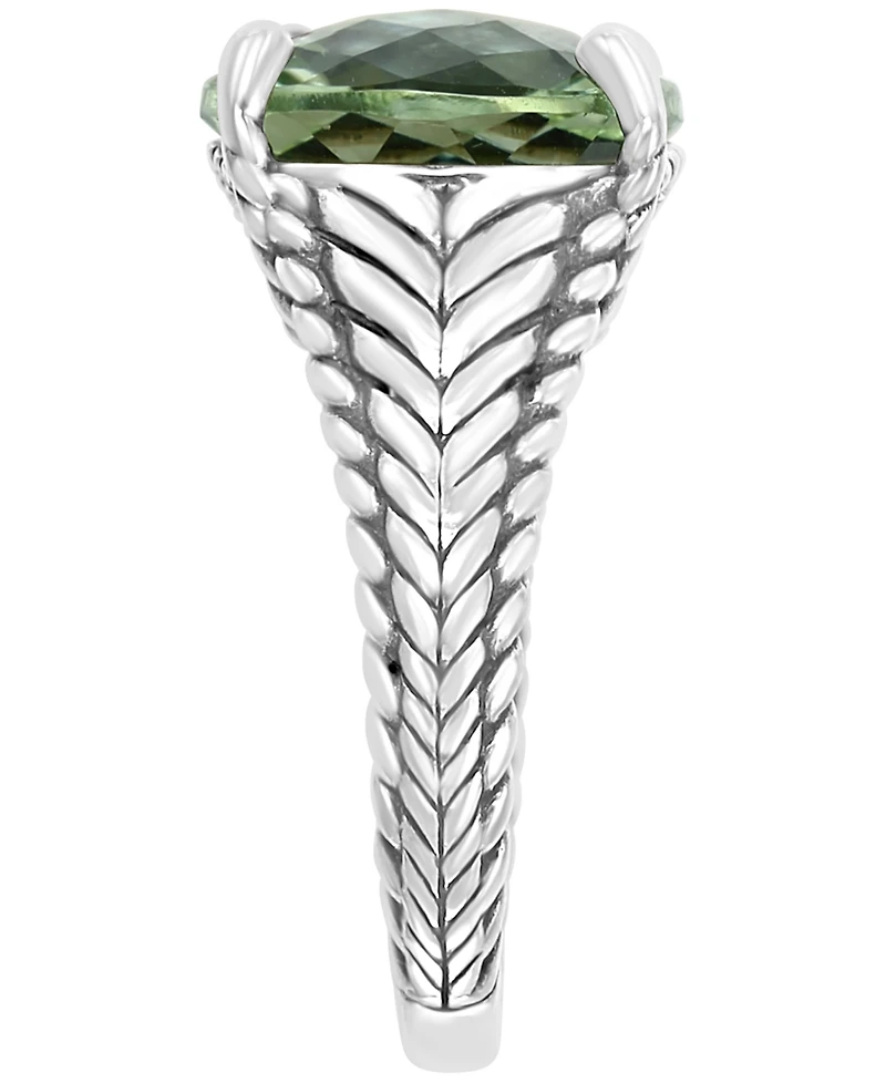 Effy Collection Green Amethyst Ring (5-3/8 ct. t.w.) in Sterling Silver