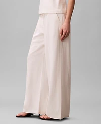 Calvin Klein Women's Textured High Rise Pants