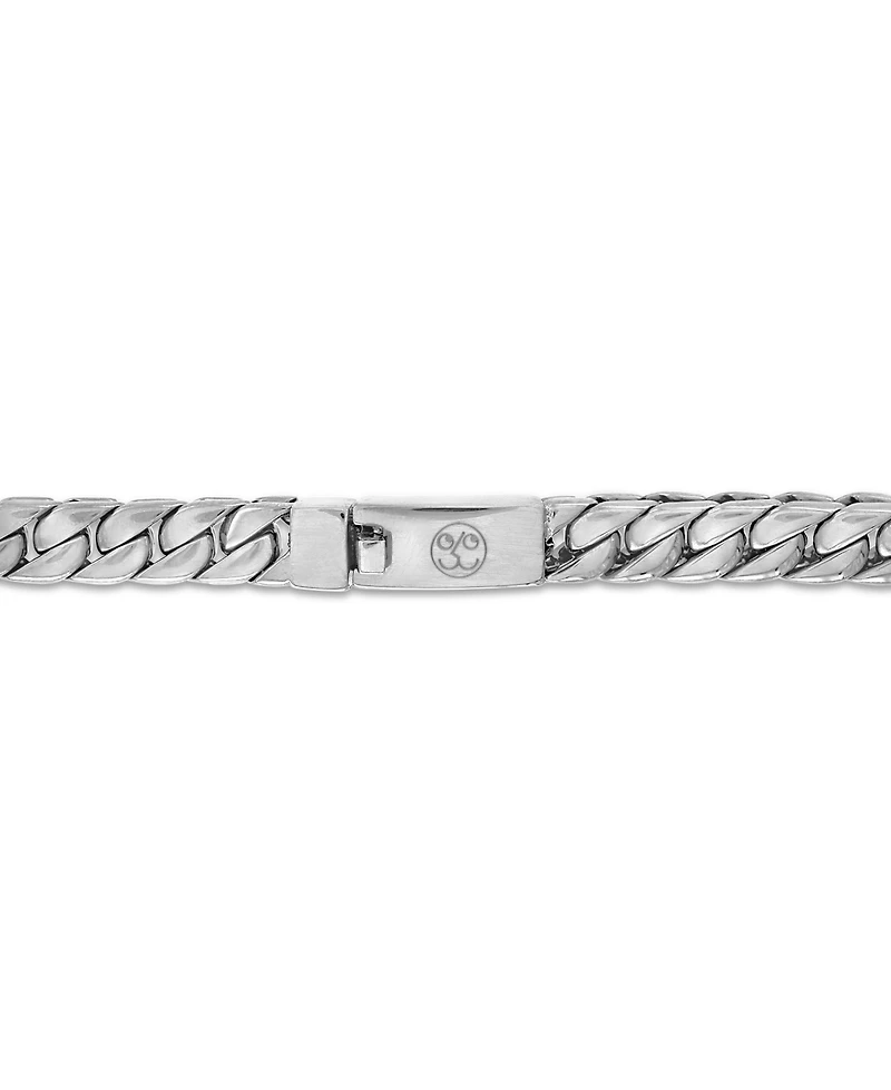 Esquire Men's Jewelry Double Layer Curb Link Chain Necklace in Stainless Steel
