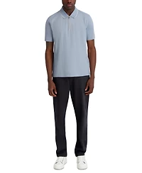 Karl Lagerfeld Paris Men's Short-Sleeve Regular-Fit Textured Polo T-Shirt