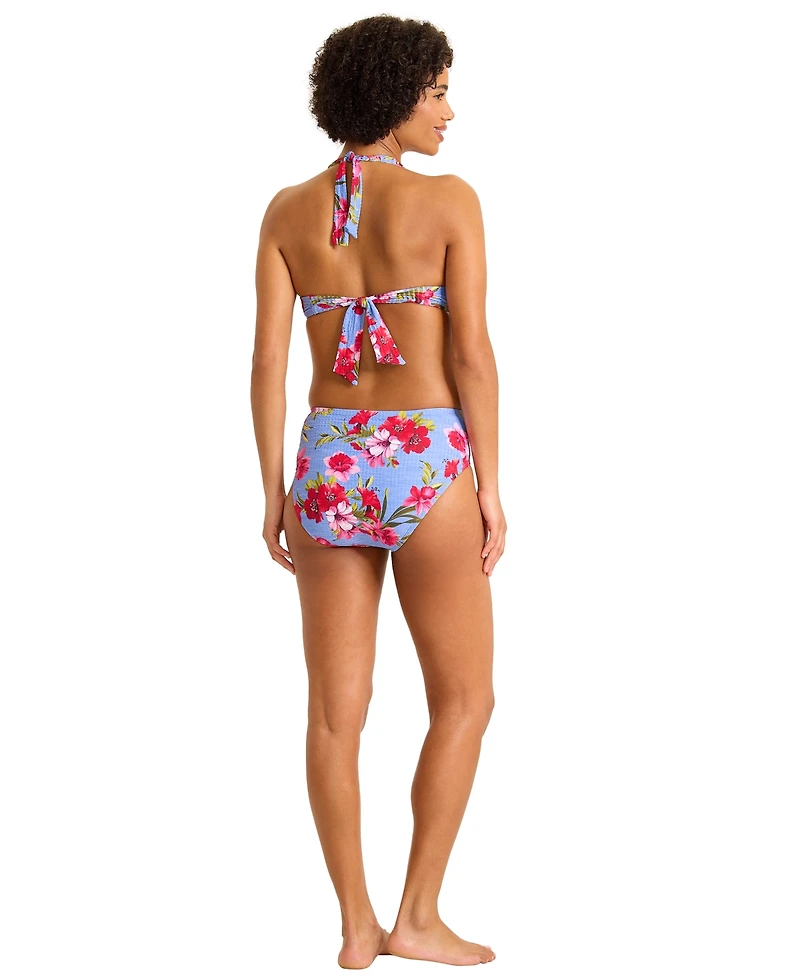 Tommy Bahama Women's V-Neck Chambray Swim Top