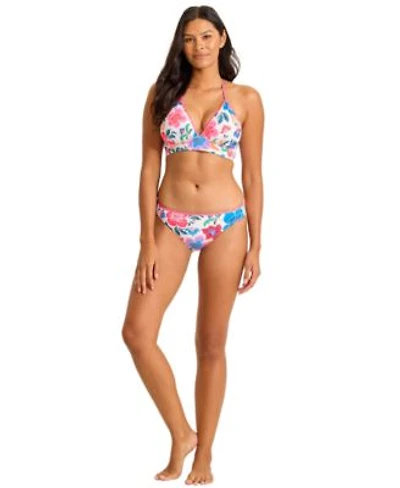 Tommy Bahama Womens V Neck Printed Swim Top Bottoms
