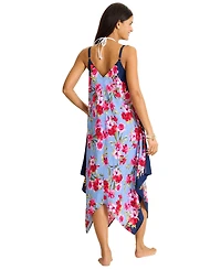 Tommy Bahama Women's Chambray Scarf Swim Dress