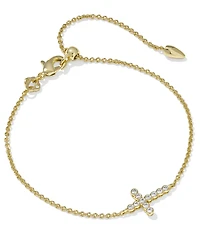 Kendra Scott Cross Cubic Zirconia Chain Bracelet